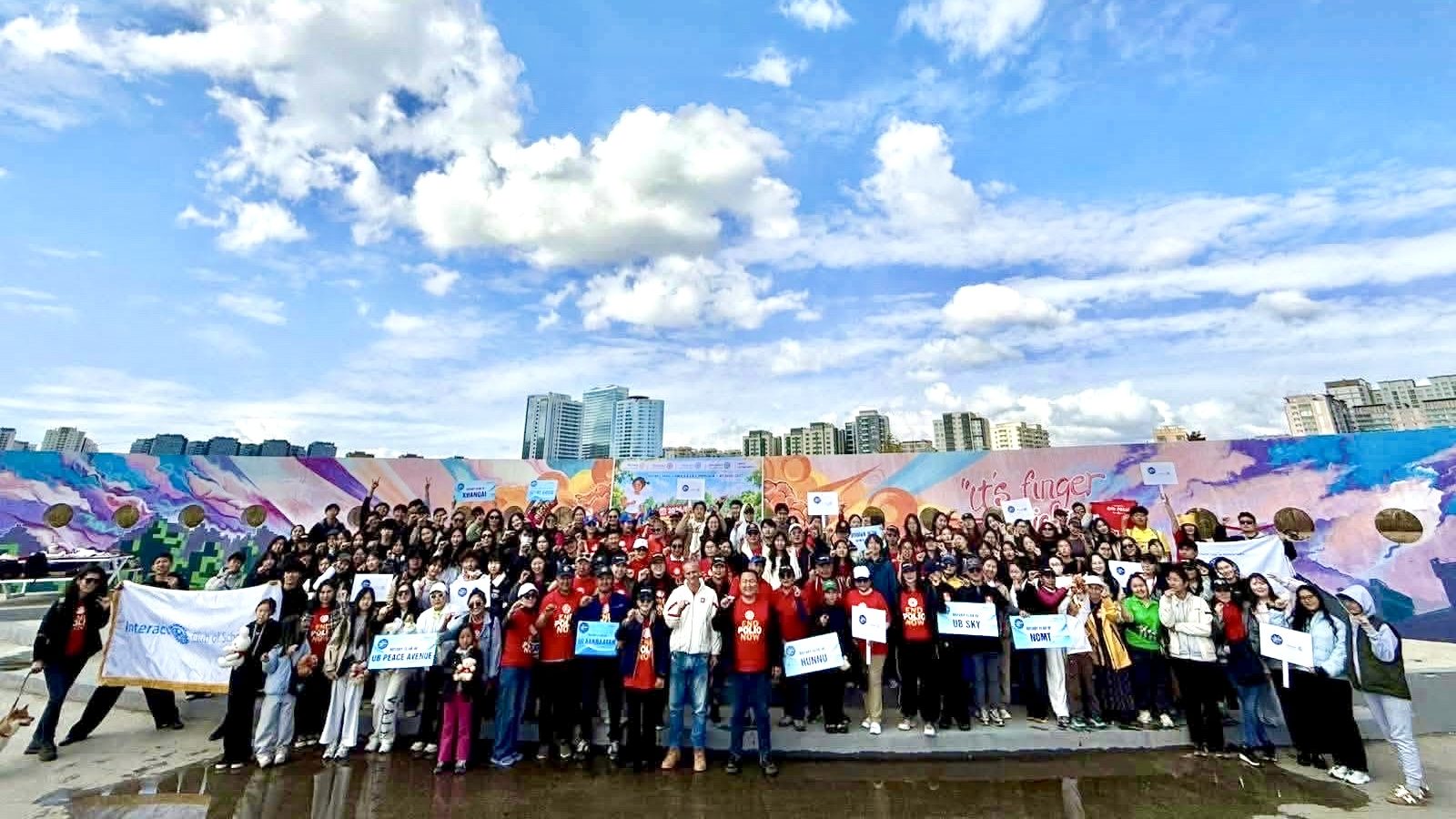 From Mongolia to the world: Rotary members mobilize for World Polio Day